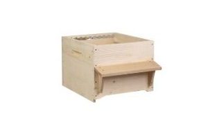 Corps mi-bois avec auvent (avec crémaillères et pieds) pour ruche Dadant 12 cadres - Ruchéco