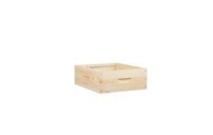 Hausse 8 cadres (avec crémaillères) pour ruche Dadant longueur Langstroth - Ruchéco