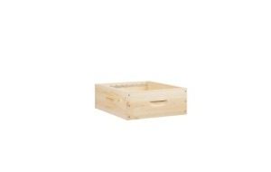 hausse mi bois 8 cadres (avec crémaillères) pour ruche dadant ruchéco