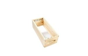 haussette 4 cadres (avec crémaillères) pour ruchette (cf001) 220 x 500 mm
