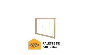 palette de 540 cadres droits fils verticaux (sans œillets) pour corps de ruche dadant