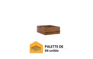 palette de 66 hausses plastique 9 cadres (avec crémaillères) pour ruche dadant nicot