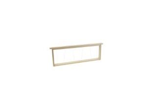 cadre droit fils verticaux (sans œillet) pour hausse de ruche voirnot 190 mm