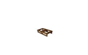 jeu de 2 semelles pour palette plastique 2 piles de hausses