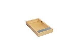 nourrisseur couvre cadres en bois paraffiné pour ruchette 6 cadres 275 mm