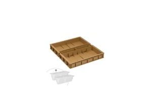 nourrisseur couvre cadres en plastique avec 2 cabochons pour ruche 10 cadres dadant nicot