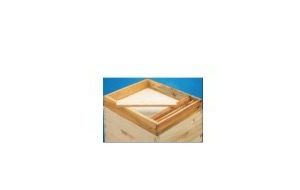 nourrisseur couvre cadres traditionnel en bois paraffiné pour ruche 12 cadres