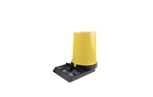 nourrisseur d'entrée en plastique pour ruche avec pot contenance 1 kg