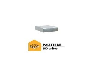 palette de 100 toits en tôle pour ruche 10 cadres dadant 435 x 510 x 105 mm