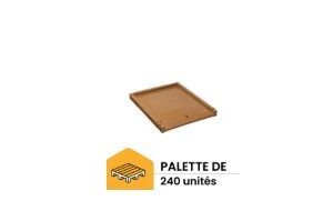palette de 240 plateaux de ruche 10 cadres dadant aération arrière en plastique nicot