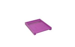 Plateau de ruche 10 cadres aération arrière - violet- Ruchéco