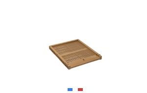 plateau de ruche 10 cadres anti varroa en plastique nicot