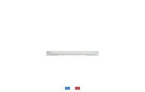 porte d'entrée en plastique blanche standard 8.5 mm nicot