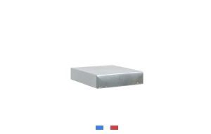 toit en tôle pour ruche 10 cadres dadant 435 x 510 x 105 mm