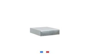 Toit en tôle pour ruche Langstroth - 435 x 525 x 105 mm