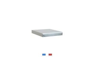 toit en tôle pour ruche langstroth 435 x 525 x 65 mm