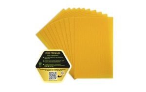 Dadant corps - 50 feuilles (5 kg) de cire gaufrée PREMIUM - (260 X 410 mm)