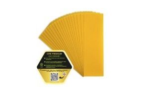langstroth 65 feuilles (5 kg) de cire gaufrée premium (200 x 420 mm)