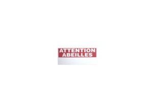 panneau rucher attention abeilles 300 x 170 mm