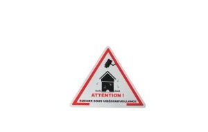 panneau rucher sous video surveillance